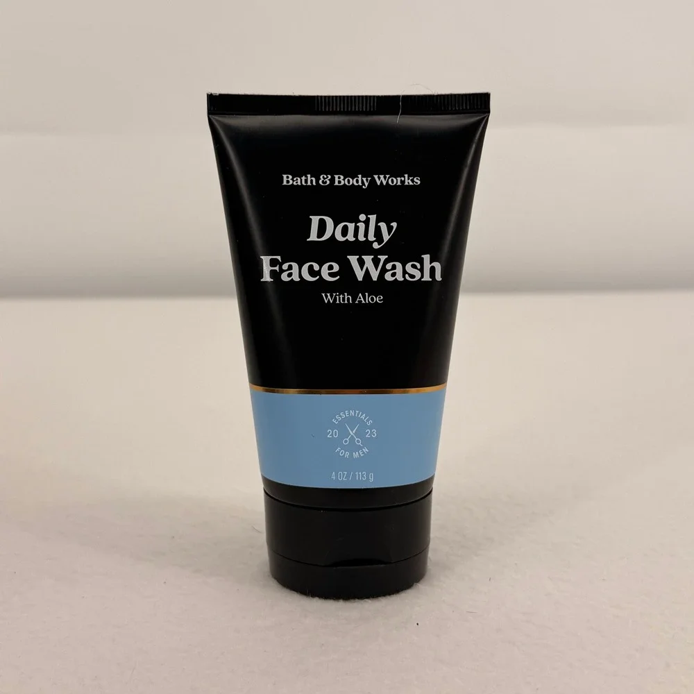 Bath & Body Works Daily Face Wash for Men with Aloe Lavender Sage 4oz Tube